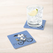 pinda's | Snoopy & Woodstock Bicycle Kartonnen Onderzetters (Insitu)