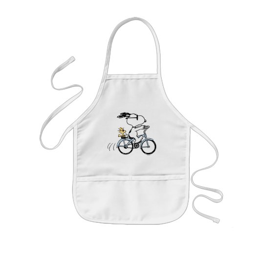 pinda's | Snoopy & Woodstock Bicycle Kinder Schort (Voorkant)