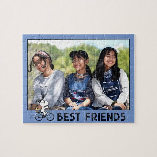 pinda's | Snoopy & Woodstock Bicycle Legpuzzel (Horizontaal)