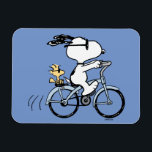 pinda's | Snoopy & Woodstock Bicycle Magneet<br><div class="desc">Bekijk dit geweldige Peanuts-ontwerp met Snoopy en Woodstock.</div>