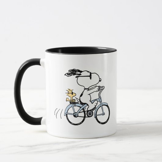 pinda's | Snoopy & Woodstock Bicycle Mok (Links)