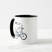 pinda's | Snoopy & Woodstock Bicycle Mok (Voorkant links)
