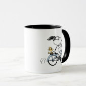 pinda's | Snoopy & Woodstock Bicycle Mok (Voorkant rechts)