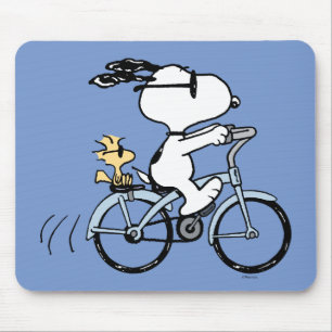 pinda's   Snoopy & Woodstock Bicycle Muismat