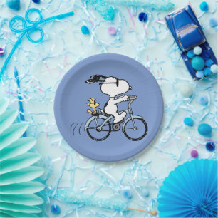 pinda's   Snoopy & Woodstock Bicycle Papieren Bordje