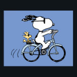 pinda's | Snoopy & Woodstock Bicycle Poster<br><div class="desc">Bekijk dit geweldige Peanuts-ontwerp met Snoopy en Woodstock.</div>