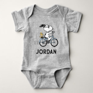 pinda's Snoopy & Woodstock Bicycle Romper