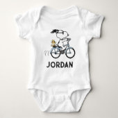 pinda's | Snoopy & Woodstock Bicycle Romper (Voorkant)