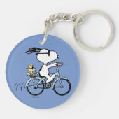 pinda's | Snoopy & Woodstock Bicycle Sleutelhanger (Achterkant)