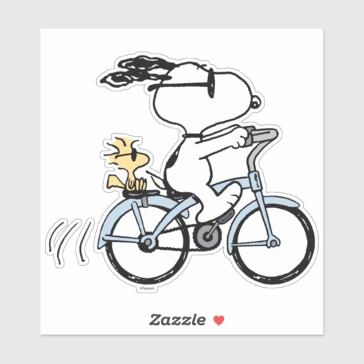 pinda's | Snoopy & Woodstock Bicycle Sticker (Vel)