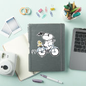 pinda's | Snoopy & Woodstock Bicycle Sticker (iPad Cover)