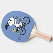 pinda's | Snoopy & Woodstock Bicycle Tafeltennisbatje (Zijkant)