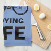 pinda's | Snoopy & Woodstock Bicycle Theedoek (Quarter Fold)