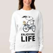 pinda's | Snoopy & Woodstock Bicycle Trui (Voorkant)