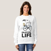 pinda's | Snoopy & Woodstock Bicycle Trui (Voorkant volledig)