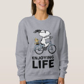 pinda's | Snoopy & Woodstock Bicycle Trui (Voorkant)