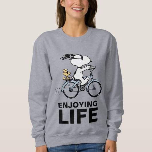 pinda's | Snoopy & Woodstock Bicycle Trui (Voorkant)