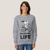 pinda's | Snoopy & Woodstock Bicycle Trui (Voorkant volledig)