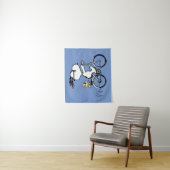 pinda's | Snoopy & Woodstock Bicycle Wandkleed (In situ)