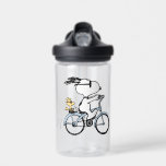 pinda's | Snoopy & Woodstock Bicycle Waterfles<br><div class="desc">Bekijk dit geweldige Peanuts-ontwerp met Snoopy en Woodstock.</div>