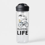 pinda's | Snoopy & Woodstock Bicycle Waterfles<br><div class="desc">Bekijk dit geweldige Peanuts-ontwerp met Snoopy en Woodstock.</div>