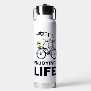 pinda's   Snoopy & Woodstock Bicycle Waterfles