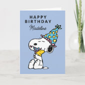 pinda's | Snoopy & Woodstock Birthday Hugs Kaart (Voorkant)