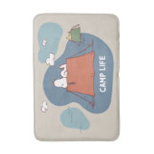 pinda's | Snoopy & Woodstock Camp Life Badmat (Voorkant Verticaal)