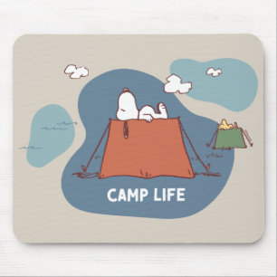pinda's   Snoopy & Woodstock Camp Life Muismat