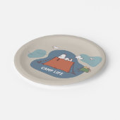 pinda's | Snoopy & Woodstock Camp Life Papieren Bordje (Gekanteld)