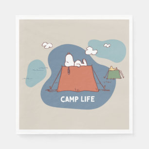 pinda's Snoopy & Woodstock Camp Life Servet
