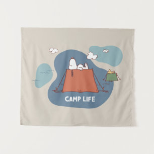 pinda's   Snoopy & Woodstock Camp Life Wandkleed