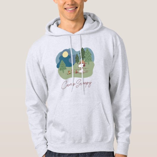 pinda's | Snoopy & Woodstock Camp Site Hoodie (Voorkant)