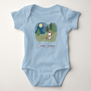 pinda's   Snoopy & Woodstock Camp Site Romper