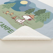 pinda's | Snoopy & Woodstock Camp Site Sherpa Deken (3/4)