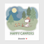 pinda's | Snoopy & Woodstock Camp Site Sticker (Vel)
