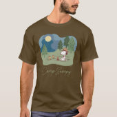 pinda's | Snoopy & Woodstock Camp Site T-shirt (Voorkant)