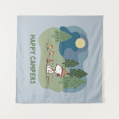 pinda's | Snoopy & Woodstock Camp Site Wandkleed (Voorkant (horizontaal))