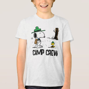 pinda's Snoopy & Woodstock Camping Tri-Blend Shirt