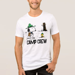 pinda's   Snoopy & Woodstock Camping Tri-Blend Shirt
