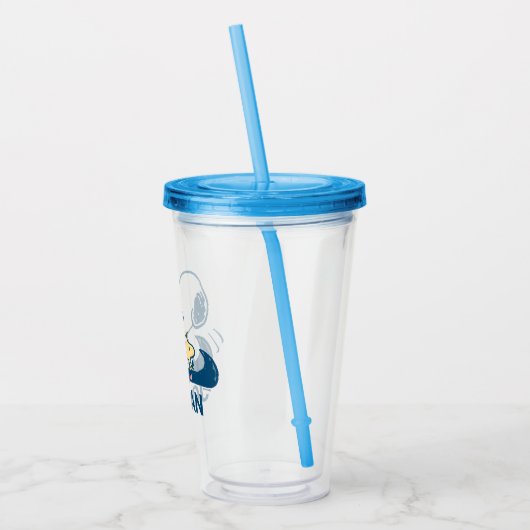 pinda's | Snoopy & Woodstock Canoe Acryl Drinkbeker (Links)