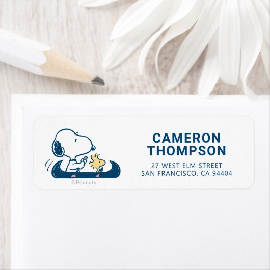 pinda's | Snoopy & Woodstock Canoe Etiket (Insitu)