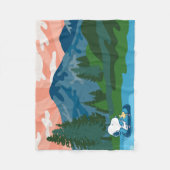 pinda's | Snoopy & Woodstock Canoe Fleece Deken (Voorkant)