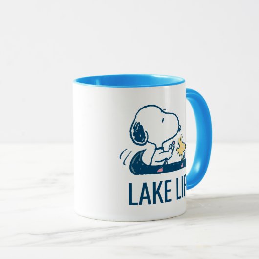 pinda's | Snoopy & Woodstock Canoe Mok (Voorkant rechts)