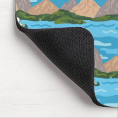 pinda's | Snoopy & Woodstock Canoe Ride Pattern Muismat (Hoek)