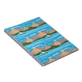 pinda's | Snoopy & Woodstock Canoe Ride Pattern Notitieboek (Rechterzijde)