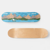 pinda's | Snoopy & Woodstock Canoe Ride Pattern Persoonlijk Skateboard (Horizontaal)