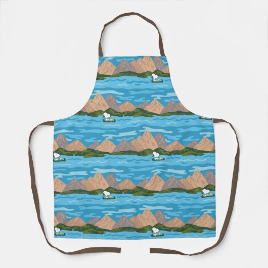 pinda's | Snoopy & Woodstock Canoe Ride Pattern Schort (Voorkant)