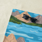 pinda's | Snoopy & Woodstock Canoe Ride Pattern Strandlaken (In situ)