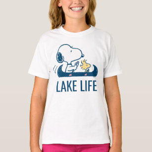 pinda's   Snoopy & Woodstock Canoe T-shirt